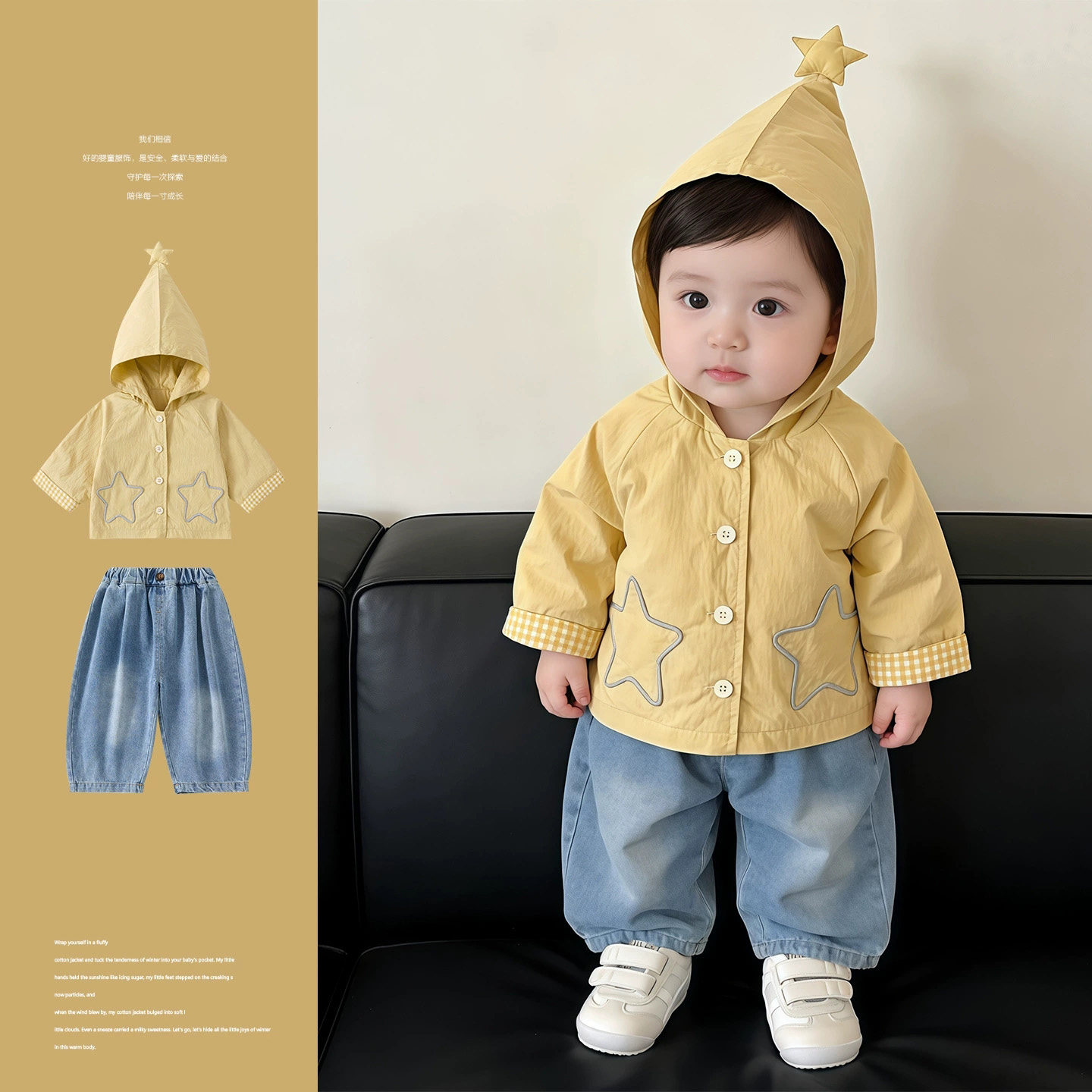 宝宝套装春秋星星人外套裤子洋气女童春装超好看上衣休闲裤外出服,童装/婴儿装/亲子装,套装,淘宝优惠券,粉丝福利购,淘宝优惠卷