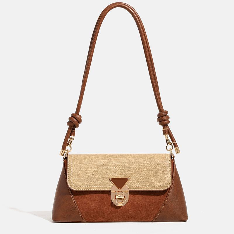 南风Chio2nd 莱顿往事腋下包女2024新款秋冬高级感通勤法棍单肩包