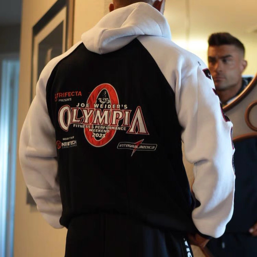 Olympia健身连帽卫衣欧