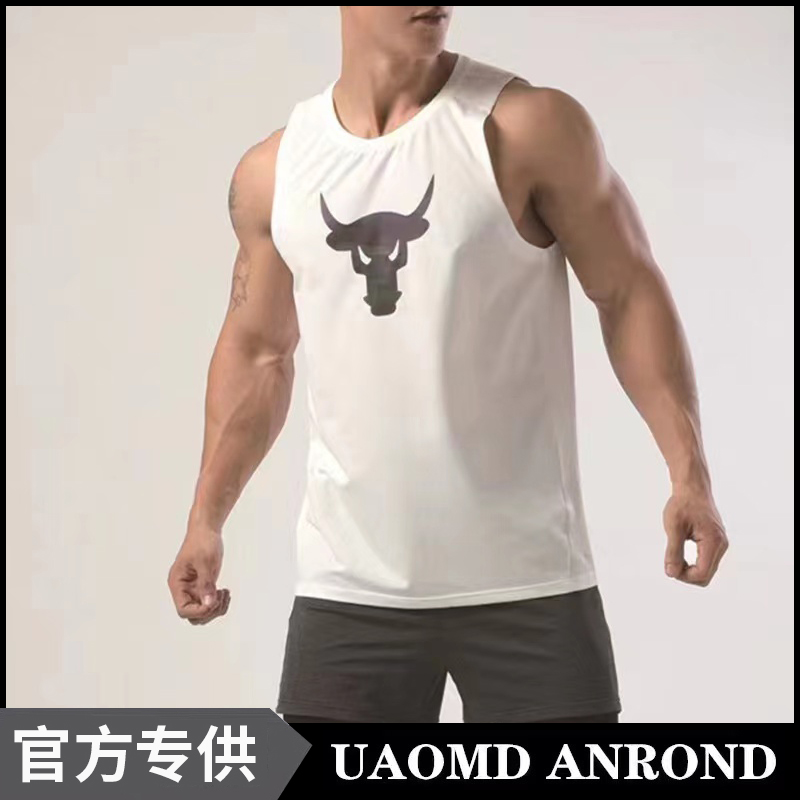 UAOMD ANROND/UA 运动跑步背心男篮球无袖上衣宽松速干训练健身衣