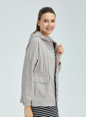 Polovillae/保罗威特2025秋季新款连帽长袖夹克外套女款百搭时尚