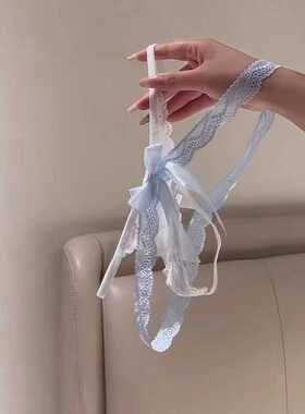 热恋时刻 法式性感纯欲风情调蕾丝网纱低腰少女内裤