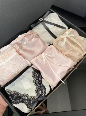 纯爱套装(礼盒定制款)高级感蕾丝内裤女生性感禁欲系纯欲女士少女