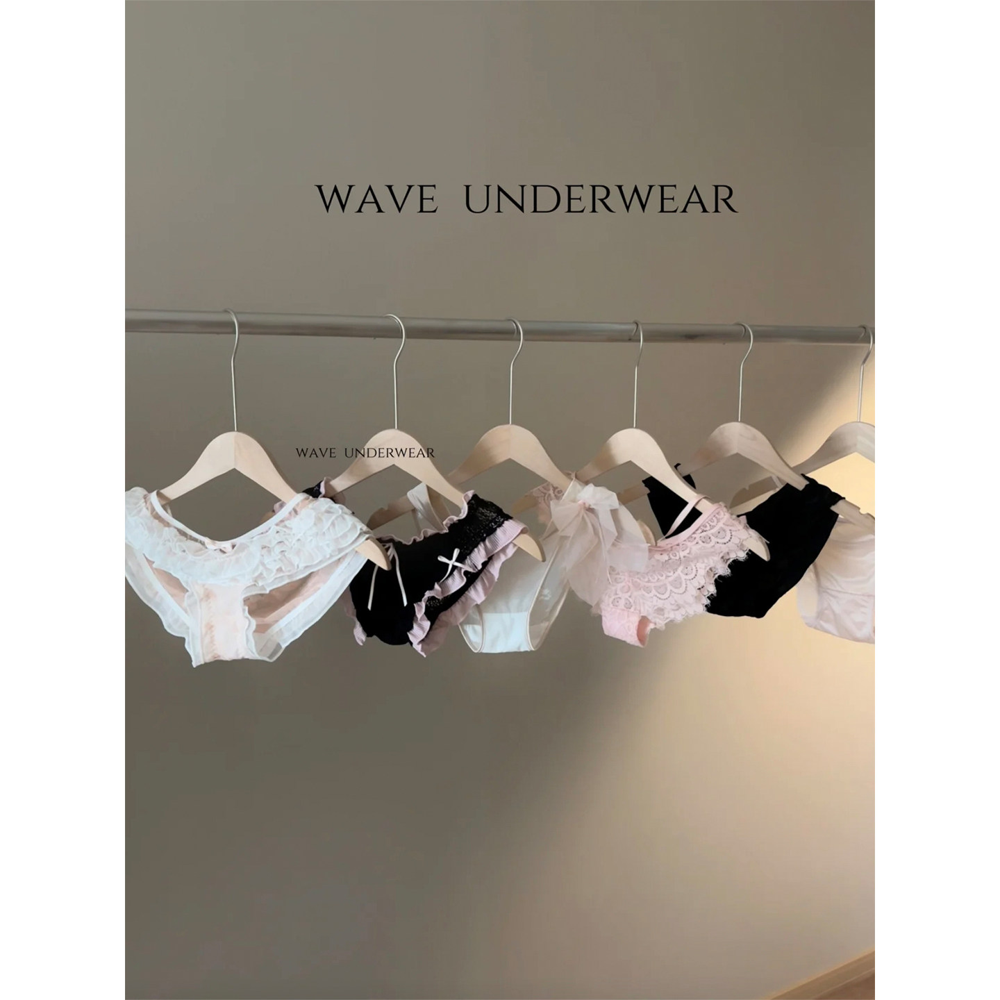 【少女圆舞曲】黑粉纯欲少女系列·内裤三角裤女,女士内衣/男士内衣/家居服,女三角裤,淘宝优惠券,粉丝福利购,淘宝优惠卷