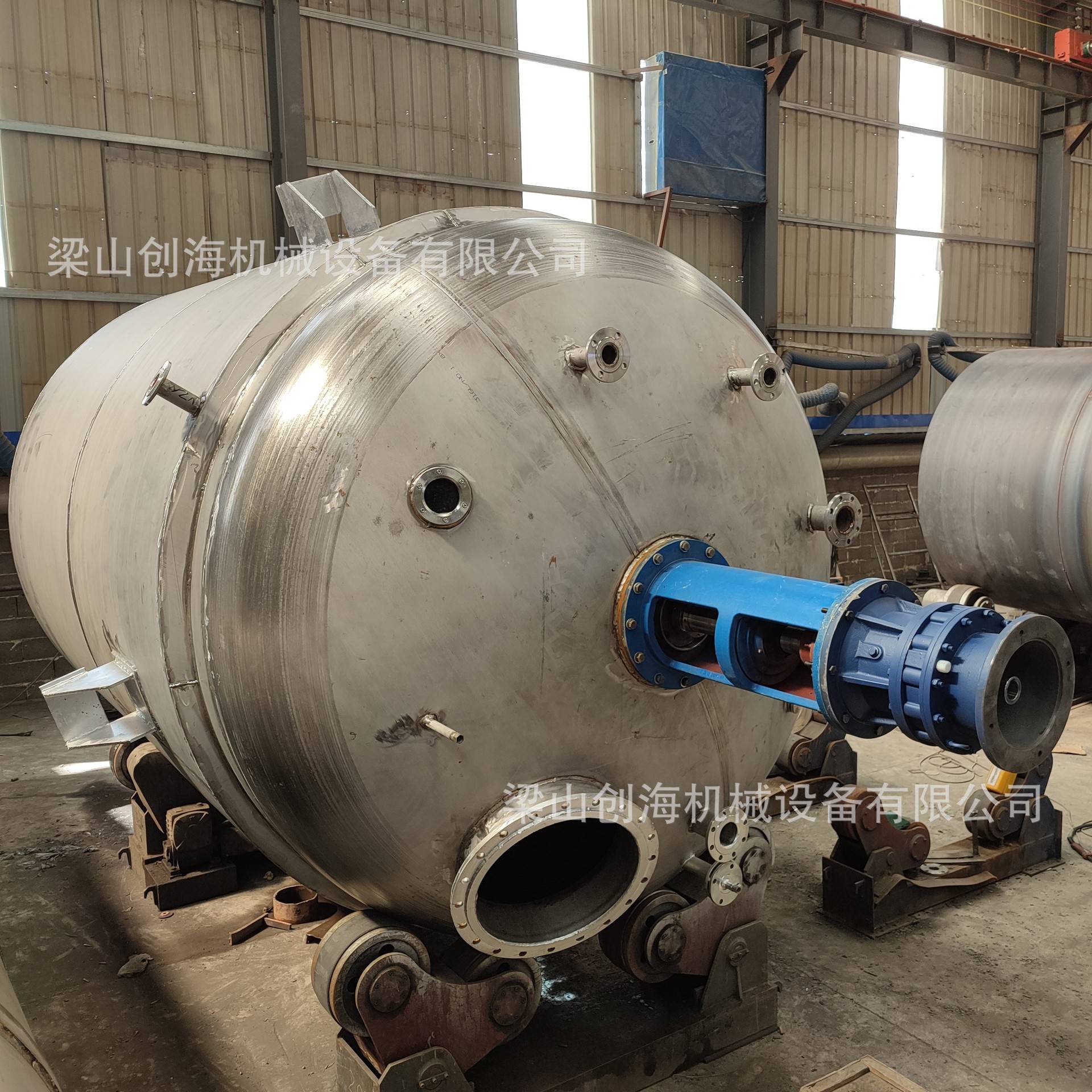 油热循环速溶工业混料釜 热裂解反应釜 2立方反应浓缩搅拌釜