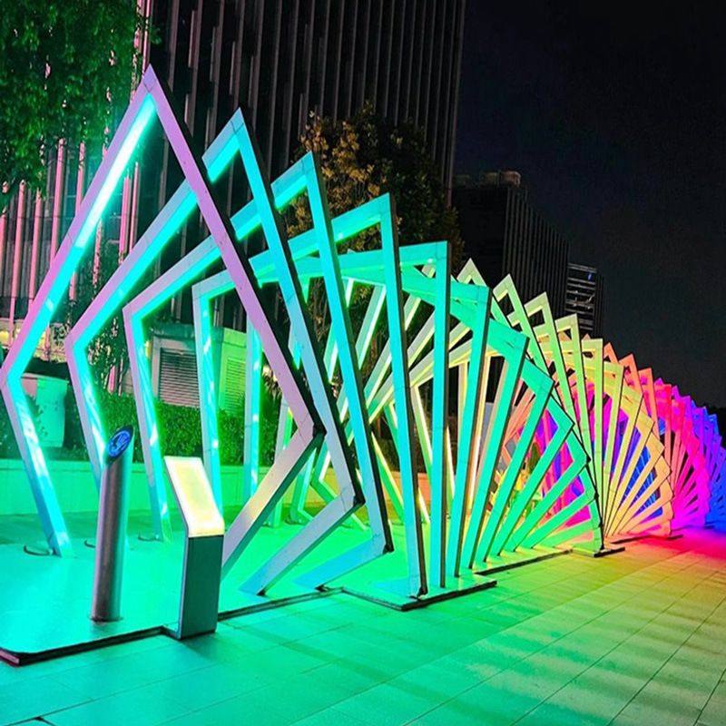 时光隧道拱门景观灯大型户外文旅亮化美陈商业街网红灯光节造型灯,商业/办公家具,景观道具/景观摆件/景观装置,淘宝优惠券,粉丝福利购,淘宝优惠卷