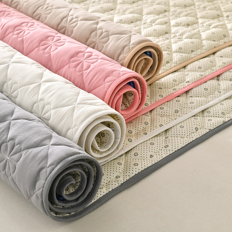 家用床笠水洗棉大豆纤维单双人床垫保护软垫卧室床衬垫防滑铺底垫