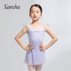 sansha 吊带芭蕾舞裙弹力柔软带裙练功服舞蹈裙 三沙舞蹈服儿童女