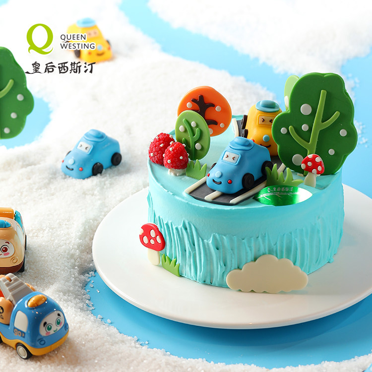 沈阳皇后西斯汀明治动物奶油绿野仙踪生日礼物卡通蛋糕同城配送