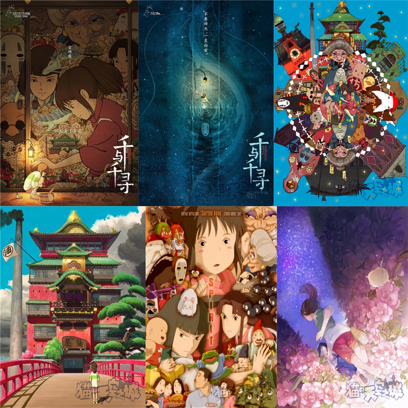 定制木质拼图500片1000片益智玩具女礼物动漫宫崎骏千与千寻油屋