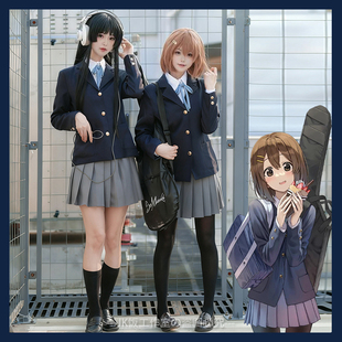 【高配版】正版轻音少女jk制服套装秋冬平泽唯cos秋山澪动漫常服