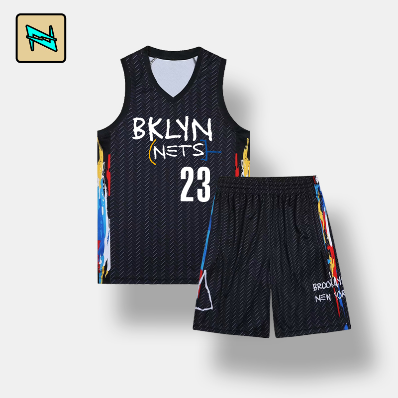 篮球服套装男定制欧文杜兰特篮网