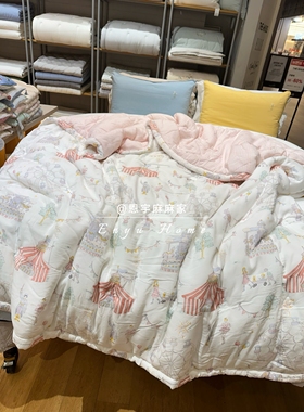 韩国专柜stich莫代尔游乐园儿童床品三件套 儿童四季被可机洗