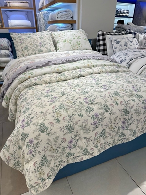 韩国专柜正品nicefeel韩式田园风碎花一体被四件套 柔软亲肤