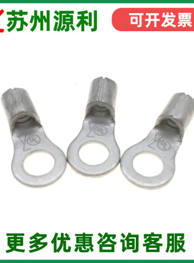 苏州源利YL RNB/TNR5.5-5/4/6/8/10圆形裸端子接线铜鼻子 6平方线