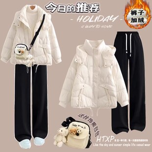 初中生加厚棉服女2025冬季超好看棉衣少女高中学生学生加厚外套