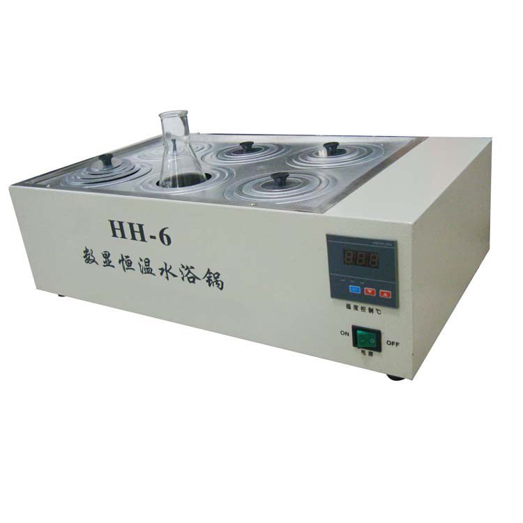 智能6工位恒温水浴锅 磁力搅拌水浴锅