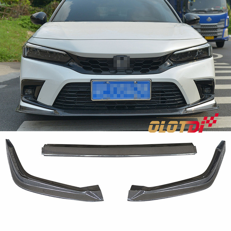 适用本田思域11代 CIVIC FL1 FE1 用VRS款碳纤维前唇前下巴