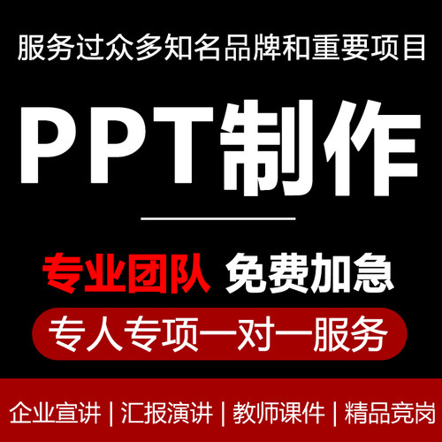 PPT设计制作代做定制企业故事文化高端定制美化修改幻灯片课件制
