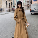 现货！双面70羊绒大衣6803-P285控418，女装毛呢外套，依依服饰