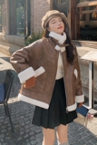 001【图现货】高品质美拉德色系加厚皮毛一体M121-P205控298，女装棉衣/棉服，依依服饰
