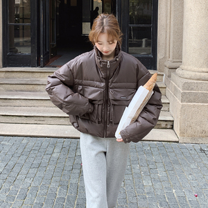 【图大货】工装风立体口袋 90绒蛋白皮羽绒服M156-P295控438图片