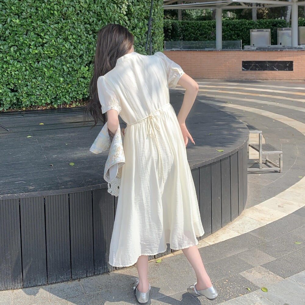大货！风刺绣马甲连衣裙俩件套001-8051-P165控238有买家秀,女装套装/套裙,依依服饰