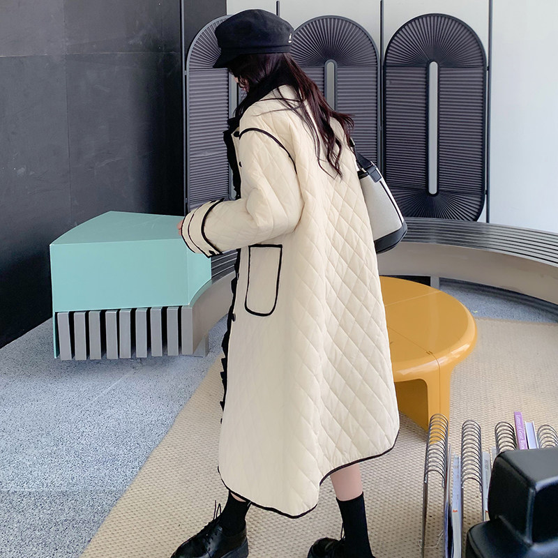 大货现货！冬季轻便保暖小众韩系菱格棉衣棉服2290-P180控268,女装棉衣/棉服,依依服饰
