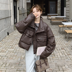【图大货】工装风立体口袋 90绒蛋白皮羽绒服M156-P295控438图片