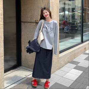 【现货】休闲 马甲 T恤工装套装裙三件套B001-8303-P185控268图片