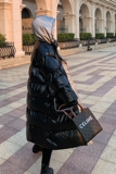 大货已出！2021亮面拼色银光条服M56P185控268提供，女装棉衣/棉服，依依服饰