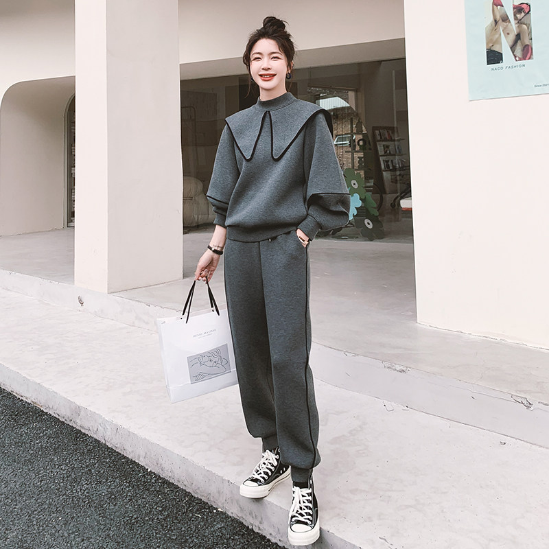 图新款！2022太空包边空气层套装T50-P155控218,女装套装/套裙,依依服饰