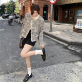 气质流苏小香风外套女春秋2025新款巨好看韩系爆款高级感漂亮上衣，女装毛呢外套，依依服饰