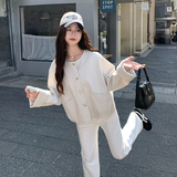 新品现货！春日氛围感披肩休闲外套8617-P165控268配披肩，女装短外套，依依服饰