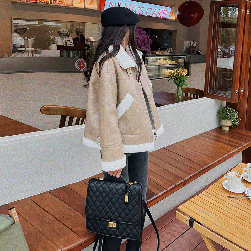 001【图现货】高品质美拉德色系加厚皮毛一体 M121-P205控298图片