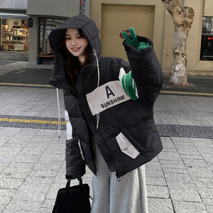 【现货】小众炸街字母白鸭绒羽绒服 B001-M198-P325控468图片