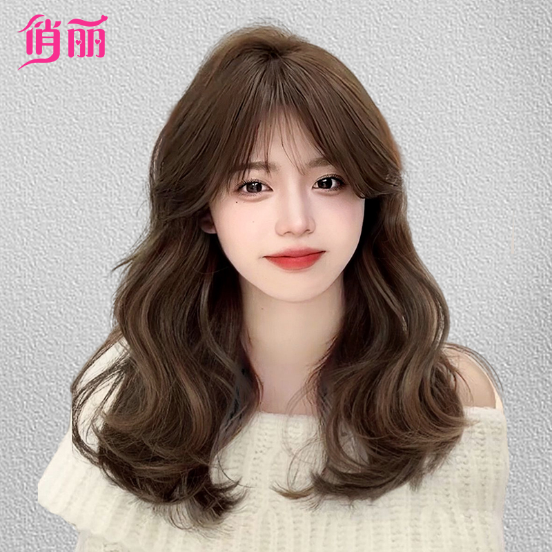 假发女短发的大波浪全头套式自然整顶长卷发仿真中长发全真假发套