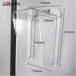 门禁机人脸识别机测温防水罩读卡器保护盒户外防晒金属防雨罩加厚