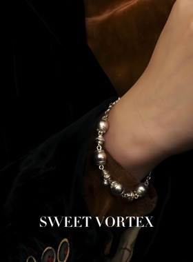 APT702925银雕花串珠项链/手链