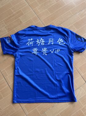沧州雄狮主场蓝色球衣 石家庄永昌 2024球迷沧州球迷服荷塘月色版