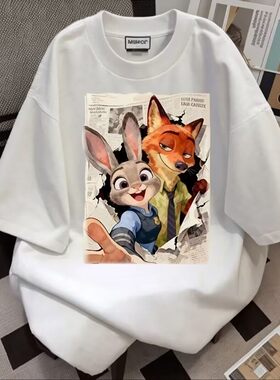 聚群五分袖韩版青少年纯棉上衣
