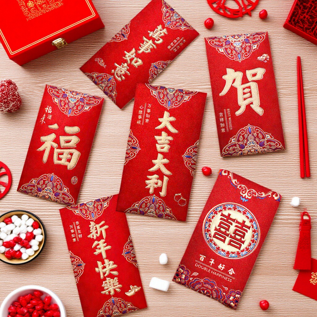 红包袋结婚新婚通用大吉大利过年