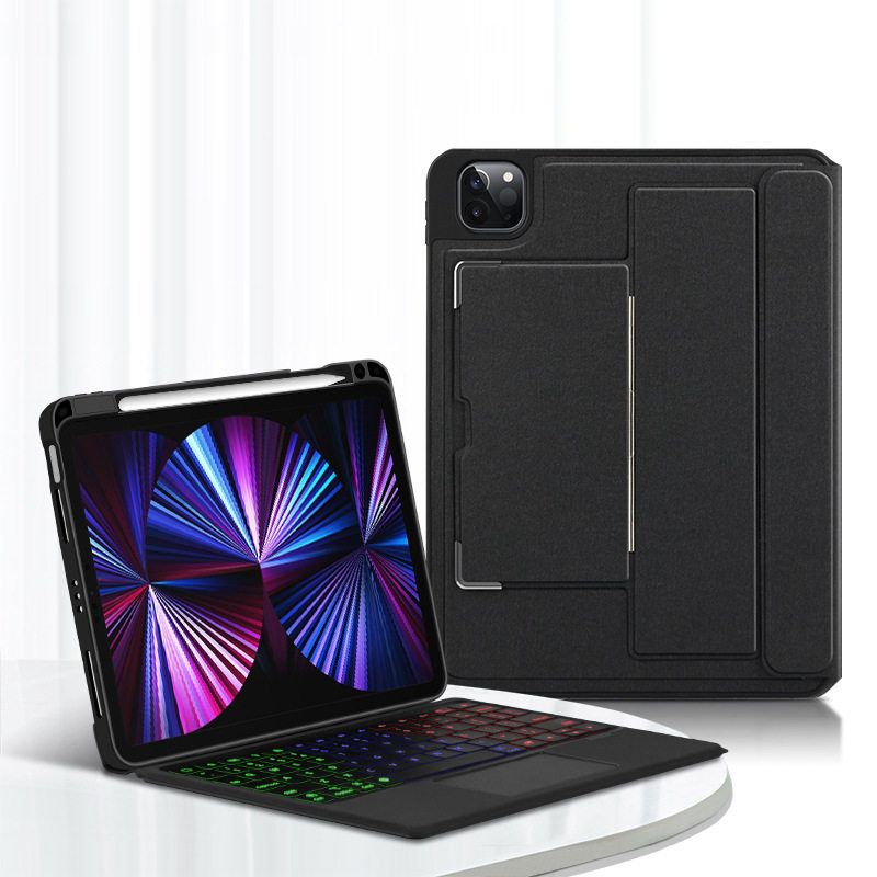 适用ipad pro11蓝牙键盘皮套air4分体背光键盘10.9语音妙控保护套