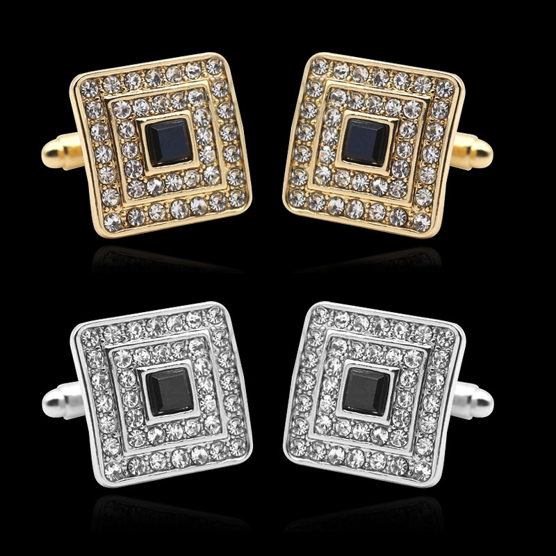 Korean Edition New products man Cufflinks Diamond classic square French business affairs shirt Cufflinks shirt Button Sleeve nailin the Accessories/Leather belt/Hat/Muffler , Cufflink  category - from Buy2taobao.com to provide professional Taobao agent buy service