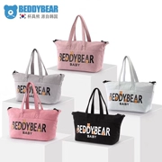 Korea Cup bear Mummy bag đa chức năng công suất lớn túi đeo chéo chéo thời trang túi mẹ và túi bé hot mẹ - Túi / túi Baby