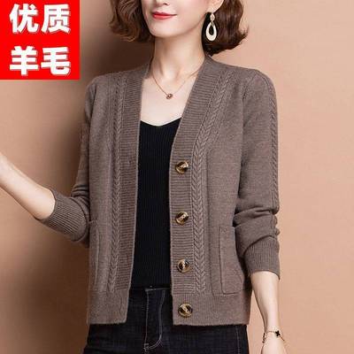 鄂尔多斯市羊毛单排扣100纯女春