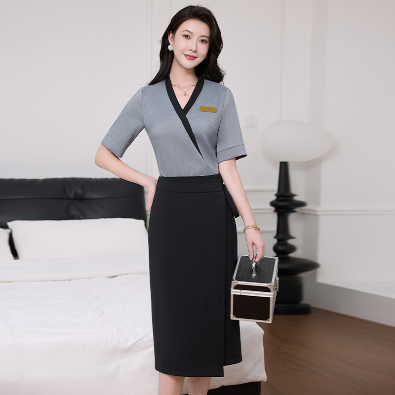 美容院酒店前台接待高端气质套装