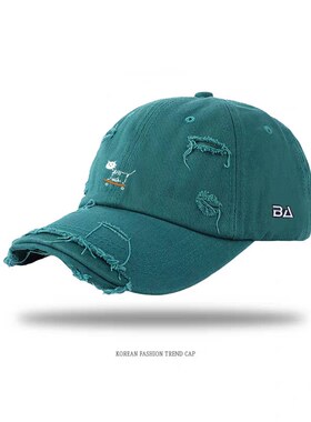 New Bcfauae NB官方正品棒球帽破洞时尚出游百搭鸭舌帽简约韩版