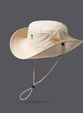 New Bcfauae NB官网正品防晒遮阳帽子渔夫帽大檐速干透气登山帽男