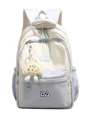 New Bcfauae NB官方正品高级感撞色双肩包女大学生书包短途旅行包